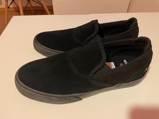 EMERICA SKATE SHOES エメリカ スケボー靴 サイズ 22　黒