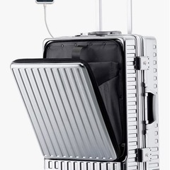 【45L】スーツケース 機内持ち込み 補強アルミフレーム USB...