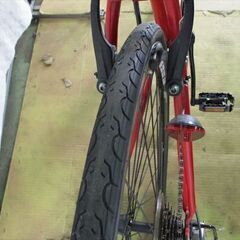 C419 ☆12800円☆整備済み スポーツ中古自転車 【クロスバイク 赤 48cm】