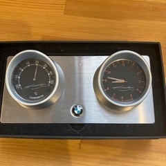 BMW ノベルティ　時計&温度計　電池ナシ