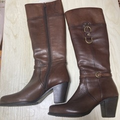 【値下げ】👢ロングブーツ 本革 Mサイズ