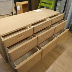 ☆ジモティ割あり☆ 飛騨産業 3段チェスト H56×W120×D45 クリーニング
