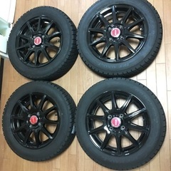 スタッドレスタイヤ 155/65R14 ホイール付き4本セット