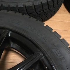 スタッドレスタイヤ 155/65R14 ホイール付き4本セット