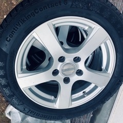 冬タイヤ 205/55R16 セレナ等用アルミ付きスタッドレス 4本組