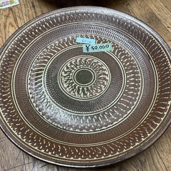 【うるま市宮里】やちむん大皿60cm 1枚50,000円