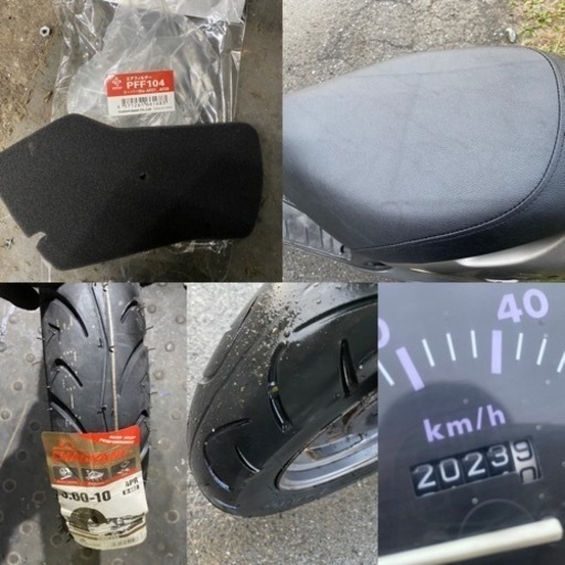 ☆ディオ快速2スト☆バッテリー・タイヤ・シートなどなど新品交換^_^