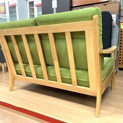 店頭 2人掛けソファ グリーン(F1ayx)