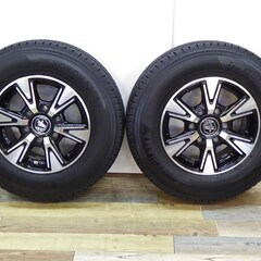 綺麗な ハイエース ホイル付スタットレス4本 195/80/R15 ヨコハマ 2020年