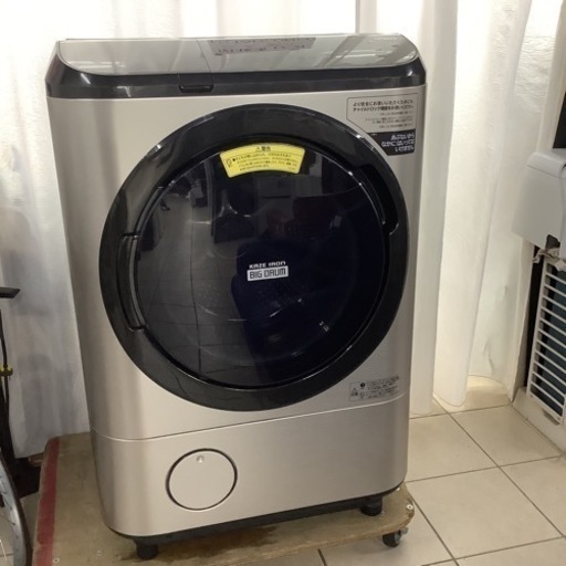 HITACHI 日立　ドラム式洗濯乾燥機　BD-NX120EL 2019年製　12/6㎏