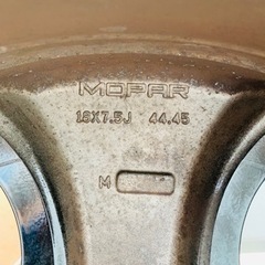 Jeep jk ラングラー 2018 ホイール 純正 5本セット