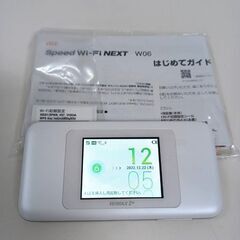 【ネット決済・配送可】Speed Wi-Fi NEXT W06 ...