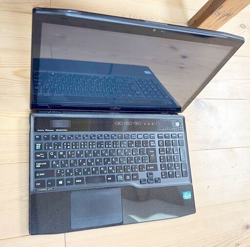 （商談成立）富士通 AH77/K LIFEBOOK ノートパソコン i7-3630QM メモリ16GB SSD525GB搭載 動作品  シャイニーブラック