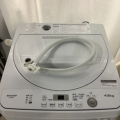 SHARP シャープ 洗濯機 ES-GE4F-C 2022年製 4.5kg