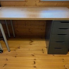 <受け渡し先決定しました>勉強机　デスク　IKEA