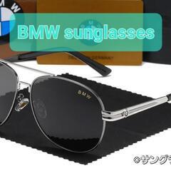 BMWサングラス  Silver  【偏光&UV400】【ケース付属】