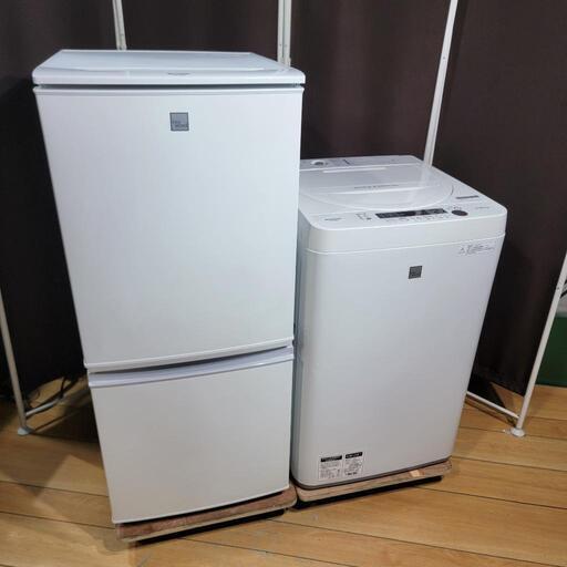‍♂️h0106売約済み‼️設置まで無料‼️つけかえドア対応✨SHARP 家電セット
