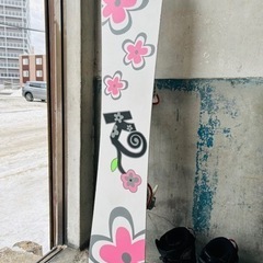 お引取り限定 K2 ケーツー flower dew スノーボード3点セット 板144cm ブーツ25cm お引取り限定 K2 ケーツー flower dew スノーボード3点セット 板144cm