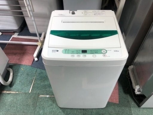 【リサイクルサービス八光　田上店　安心の1か月保証　配達・設置OK】HerbRelax YWMT45A1WWW ヤマダ電機オリジナル 全自動電気洗濯機 (4.5kg)