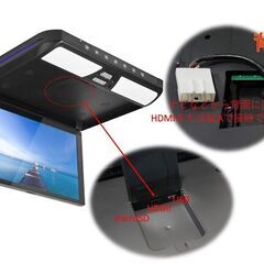 フリップダウンモニター アルファード ヴェルファイア 20系 11.6インチ液晶モニター + 取付キット