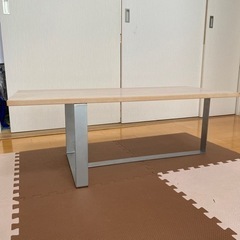 お値下げしました！天然木使用！デザイナーズセンターテーブル