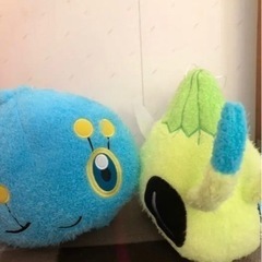 新品、未使用。 ポケモンぬいぐるみ２個セット。  ポケットモンス...