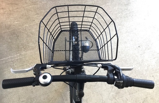 generator(ジェネレーター) 24インチ・ジュニア自転車・シマノ変速6段シフト LEDライト ブラック 鍵付き・洗車済でピカピカです♪