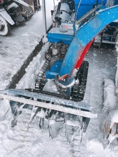 動作確認済み 実働 YAMAHA YT-875 除雪機 8馬力 セル付き始動 クローラー綺麗 使いやすい!!
