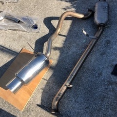 デリカ　スペースギア　社外マフラー