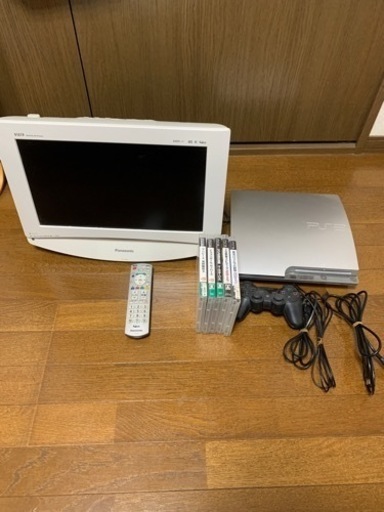 引越しのため安値で！薄型テレビ　ps3セット！　ソフト付き！