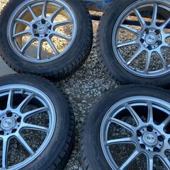 スタッドレスタイヤ ブリヂストン 18インチ 中古・美品 5穴 ホイール付き×4本セット