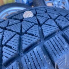 スタッドレスタイヤ ブリヂストン 18インチ 中古・美品 5穴 ホイール付き×4本セット