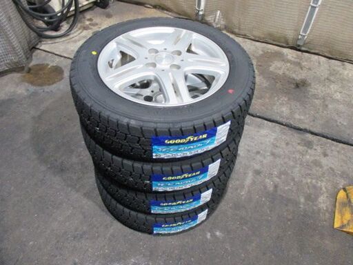 取付けOK】155/65R14 新品スタッドレスタイヤ&新品アルミセット 軽自動車用