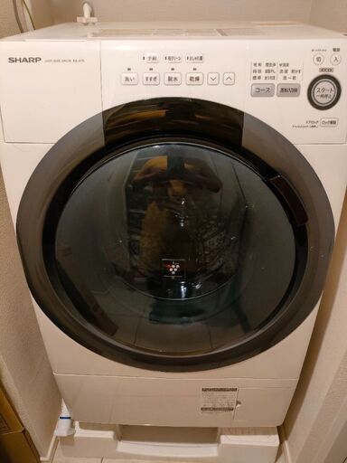 SHARPドラム式洗濯機　ES-S7B