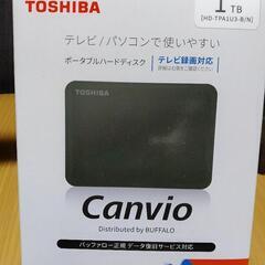 東芝 Canvio外付ＨＤＤ1TB USB3.2ポータブルHDD...