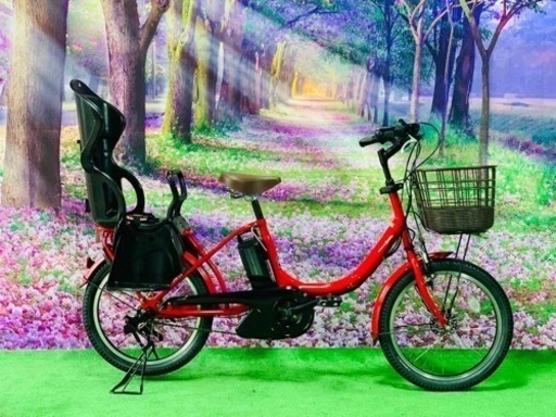 ❷ 4655子供乗せ電動自転車ヤマハ新品20インチ良好バッテリー
