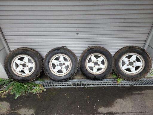 DUNLOP ダンロップ SP SPORTS 51-R 175/80R14 スパイクタイヤ フルピン
