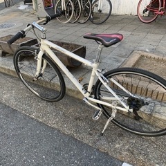 💯💯　ＧＩＡＮＴ　700x28c クロスバイク　白　3x8変速　前後タイヤ　新品