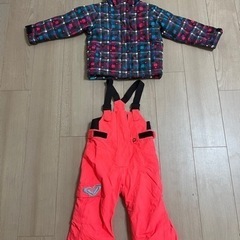 【ネット決済・配送可】ROXY 子供用スキーウェア