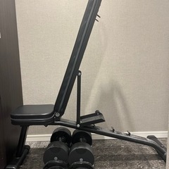【FLEXBELLフレックスベル20kg(2個セット)&インクラインベンチ】