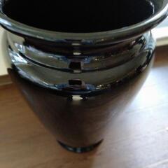 🇮🇹イタリア製　黒い壺（値下半額）✨