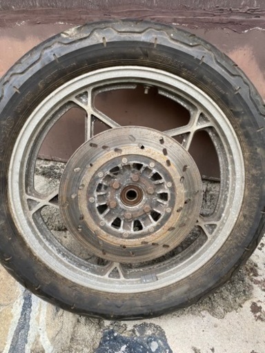 GSX750Eホイール、ステムフォーク GSX750Eホイール、ステムフォーク