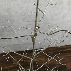 🔷🔶🔷FI15/52　メタル オーナメント ディスプレイ ツリー 4段 高さ120cm クリスマスツリー ホリデー インテリア ワイヤー スタンド 装飾 X\'mas🔷🔶🔷