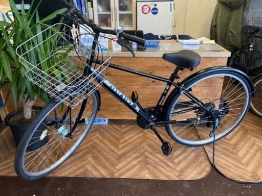 前後タイヤ・チューブ新品！】LEDオートライト 6段変速 27インチ自転車