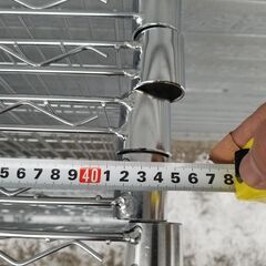 スチールラック メタルラック【2台】幅90×奥行45×高157 6段