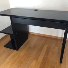 IKEA パソコン机チェアセット　ブラック