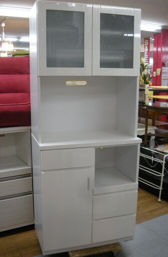 R503 NITORI キッチンボード、食器棚、幅80cm 美品