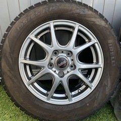 195/65 R15 スタッドレスタイヤ　4本　ホイールセット　...