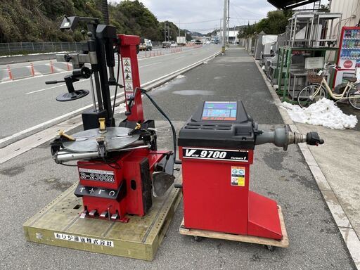 ☆中古品 バンザイ タイヤチェンジャー R-2300A \u0026 バンザイバランサー V9700 BANZAI 動作問題なし 車 中古車☆