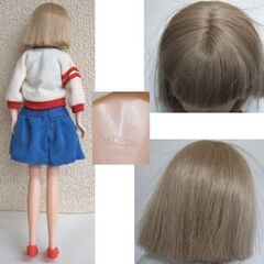 タカラ バービーエクセリーナ クリック脚 ストレートヘア 27cm 白肌 1984年くらい　洋服、靴、ヘアバンド付　昭和レトロ 人形 ドール ☆ PayPay(ペイペイ)決済可能 ☆ 札幌市 豊平区 平岸 タカラ バービーエクセリーナ クリック脚 ストレートヘア 27cm 白肌